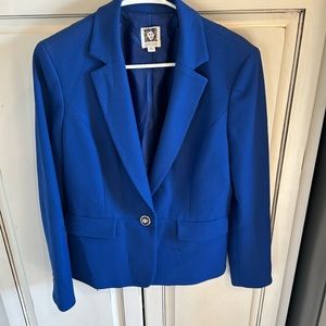 Ladies royal blue very nice dress jacket